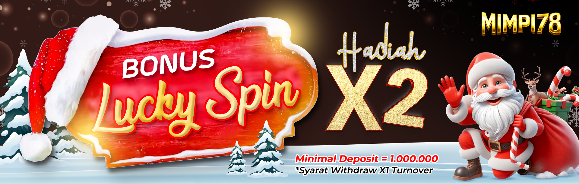 BONUS LUCKY SPIN NATAL 2025