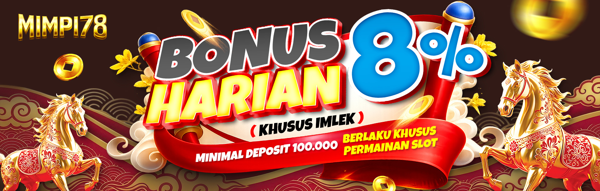BONUS HARIAN IMLEK 8%