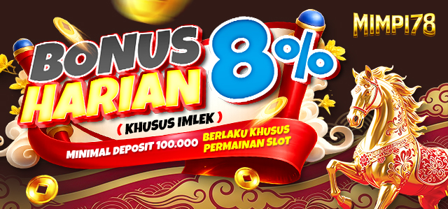BONUS HARIAN IMLEK 8%